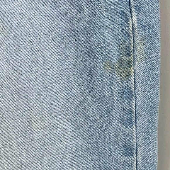 Vintage Silvertab Levis Flare 11M Mid-rise Boyfriend Light Wash Plain Pockets - Picture 12 of 12